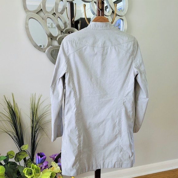 Beate Heymann Street Couture Taupe Grey Metallic Jacket EU 38/US 8 - Picture 11 of 15